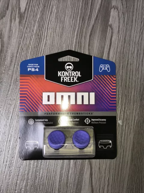 KontrolFreek PS5 PS4 Performance Thumbsticks FPS FREEK Thumb Grips - OMNI Purple