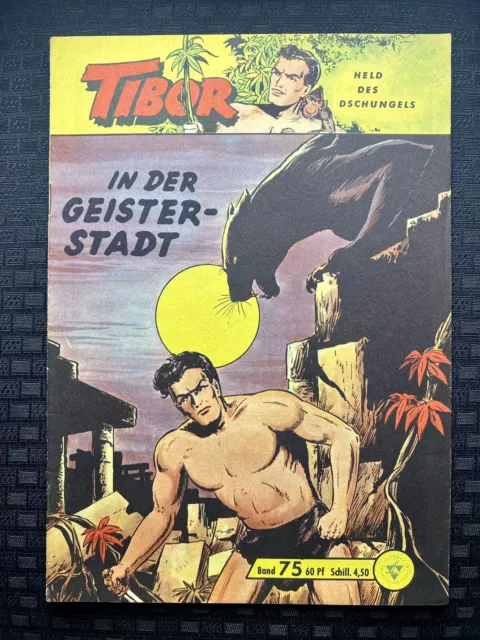 Original Tibor Großband Nr. 75 In Der Geisterstadt Erstausgabe Lehning Comic TOP