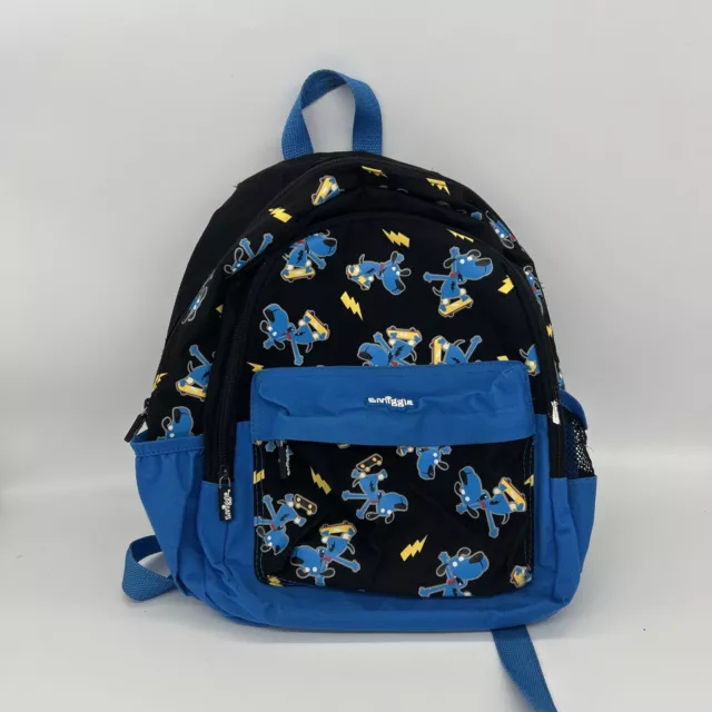NEW Girls SMIGGLE Backpack School Bag Rucksack Fluffy Fave rabbit Glitz  Gold