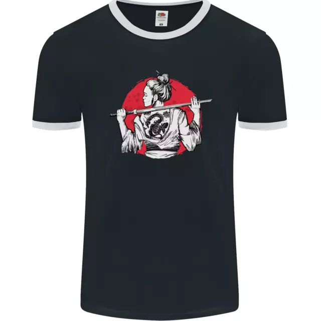 T-shirt lotta uomo samurai tatuaggio ragazza MMA Kenjutsu Kendo Iaido foto