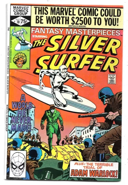 Fantasy Masterpieces starring The Silver Surfer #10 FN/VFN (1980) Marvel Comics