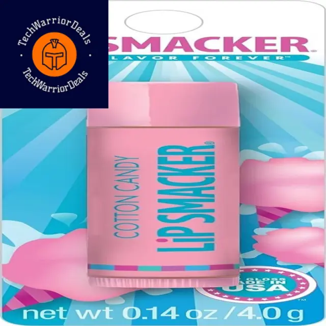 Lip Smacker Flavored Balm, Cotton Candy, Flavored, Clear, Candy