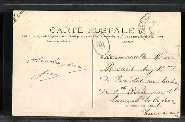 CPA Joinville-le-Pont, Les Bords de la Marne, Joutes a la Lance 1908 2