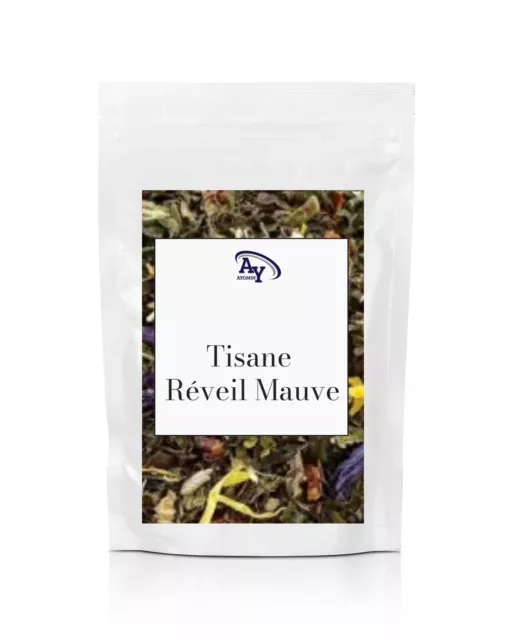 Tisane Réveil Mauve- Ortie, menthe, cynorrhodon, racine de réglisse, baies