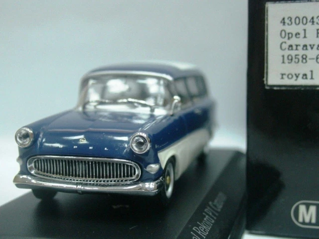 Minichamps 1:43 Opel Rekord P1 Caravan Année 1958 orange / orange