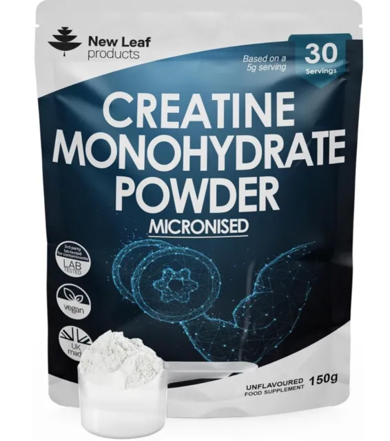 Creatine Monohydrate Powder 100% Pure Micronized Creatine - Increased Absorption