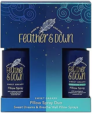 Feather & Down Sweet Dreams Pillow Spray Duo Gift Set (50ml x 2) - Contains Swe