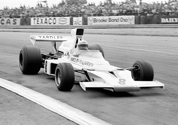 F1 Peter Revson Drives Mclaren M23 1973 OLD PHOTO