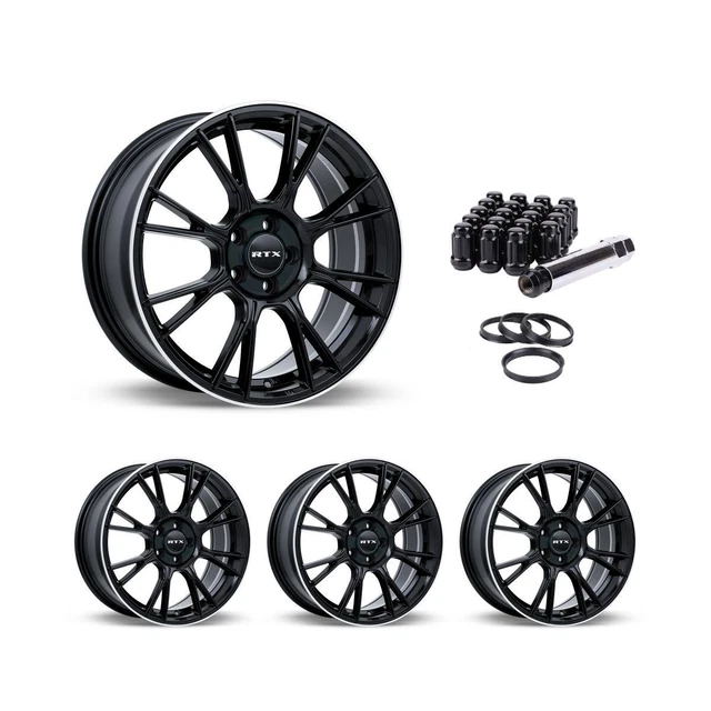 SET OF 4 RTX Vapor Black Alloy Wheel Rims for Acura Honda P33109 17x7.5 ...
