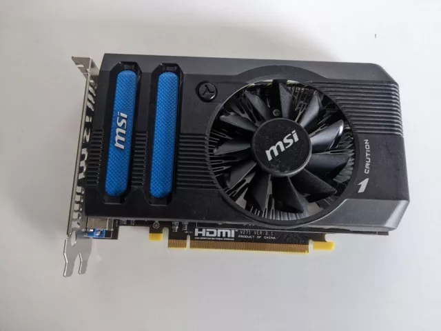 Carte Graphique MSI ATI Radeon HD R7770-PMD1GD5 1 Gb GDDR5 HDMI DVI DISPLAYPORT