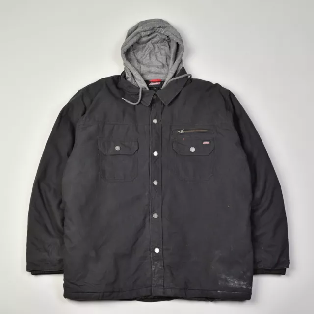 Dickies Veste Gilet Chemise à Capuche Vintage Noir XXXL 3XL