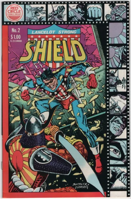 Lancelot Strong The Shield Comic Book #2 Red Circle 1983 VERY FINE NEW UNREAD