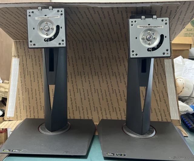 LOT OF 2 ASUS ROG Republic Of Gamers MONITOR STAND BASE Nvidia G-Sync