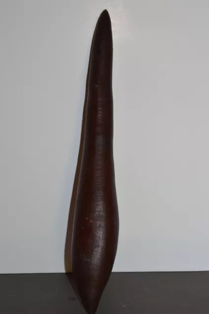 Mazza da lancio in legno duro aborigeno australiano zero del XIX secolo, c1890