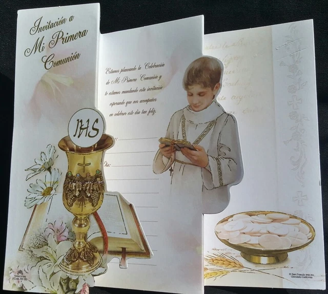 INVITACIONES DE PRIMERA Comunion (Spanish First Communion Invitations