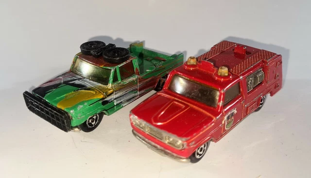 JOUET MINIATURE MAJORETTE SERIE 200 VOITURE DODGE POMPIER N°204