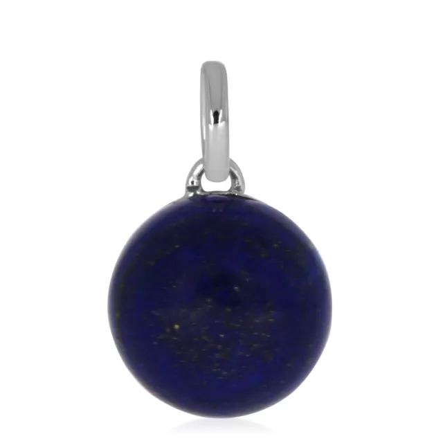 XEN Anhänger mit 10 mm Lapis Lazuli ca. 4,50 ct. rhodiniert