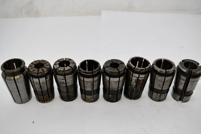 Lot of 8 TG100 & Others Collet Holders
