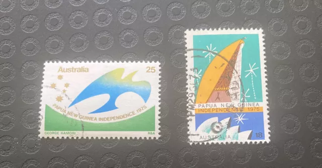 Australia : 1975  Papua New Guinea Independence Used Set