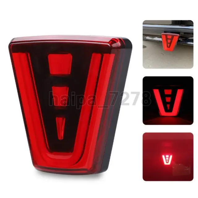 LED Red 3rd Third Rear Tail Brake Stop Strobe Light Fog Lamp Warning Universal