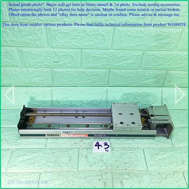 YAMAHA LINEAR ACTUATOR Ball Screw Stroke 9 " as photo, snRAN.5kg, LAST
