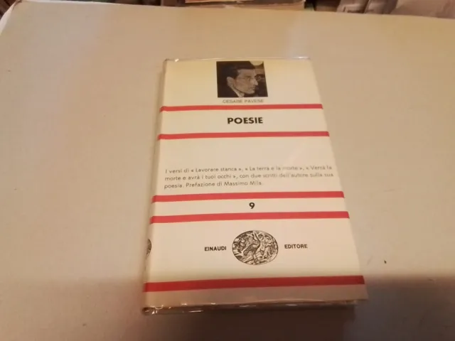 Pavese Cesare - Poesie - Einaudi NUE, 1969, 3f24