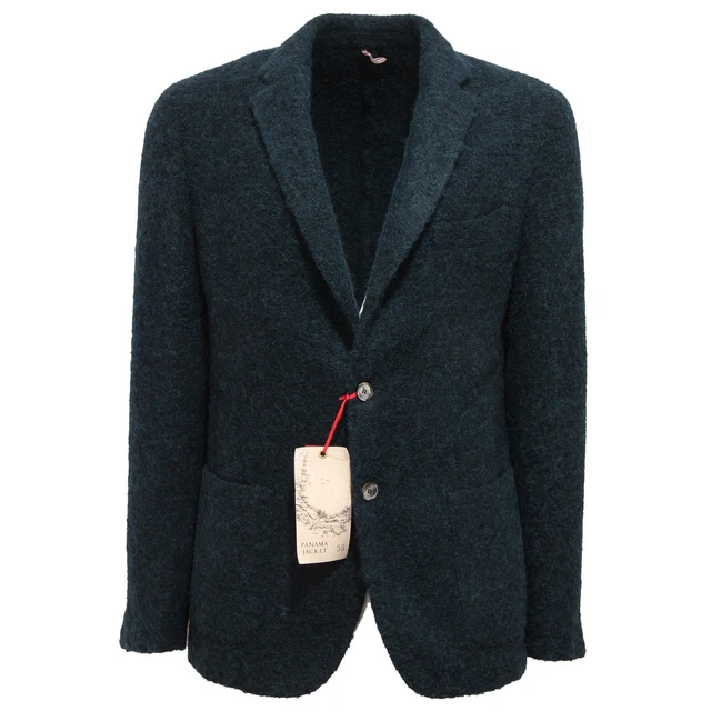 Veste Homme PANAMA JACKET Sfoderata Sans Doublure - 43% Laine 57% Cotone - Made In Italy - Neuve Avec étiquettes