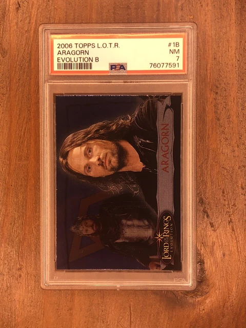 2006 Topps Lord Of The Rings Evolution Aragorn #1B PSA 7 Near Mint