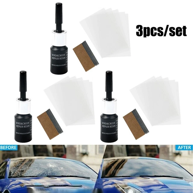 Kit de réparation nano verre automobile efficace pare-brise résine colle fissu