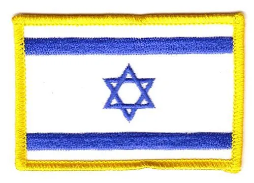 Flaggen Aufnäher Patch Israel Fahne Flagge