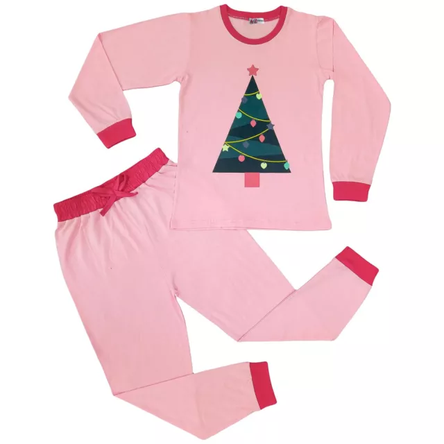 Ragazze Natale Pigiama Bambini Pigiama 2 Pezzi Festive Set Bambini Lounge Suit