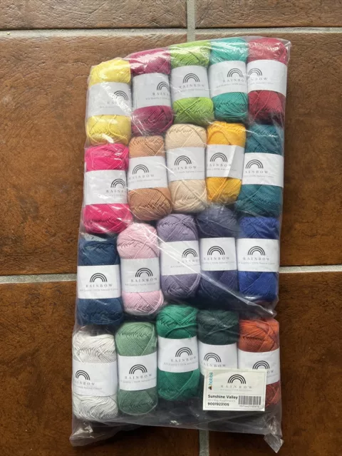 Hobbii Wollpaket Wolle Cotton Kings 8/4  100% Baumwolle 20x 50g  versch. Farben