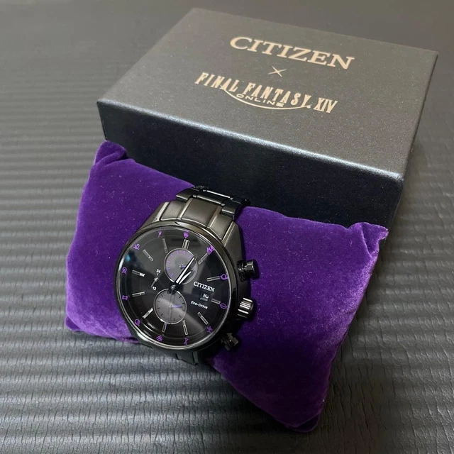 CITIZEN × FF14 コラボレーションウォッチ　DARKNESS FF14×シチズンコラボウォッチDARKNESS腕時計ファイナルファンタジー14