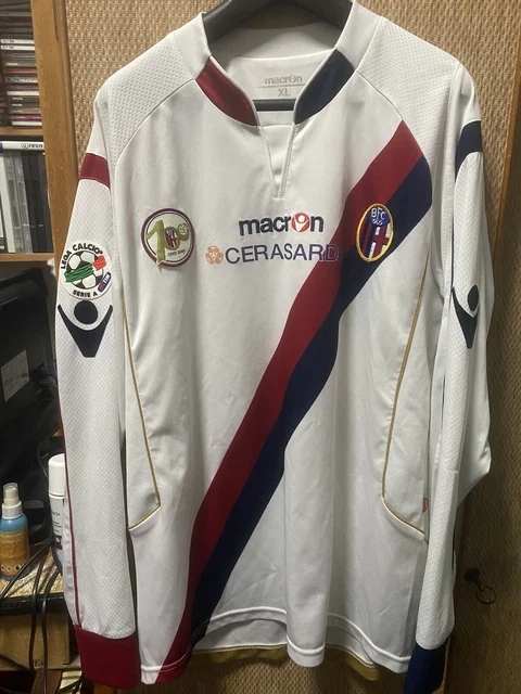 MAGLIA CALCIO BOLOGNA FC 1909/2009 CENTENARIO MATCH WORN N°23 Di Lanna