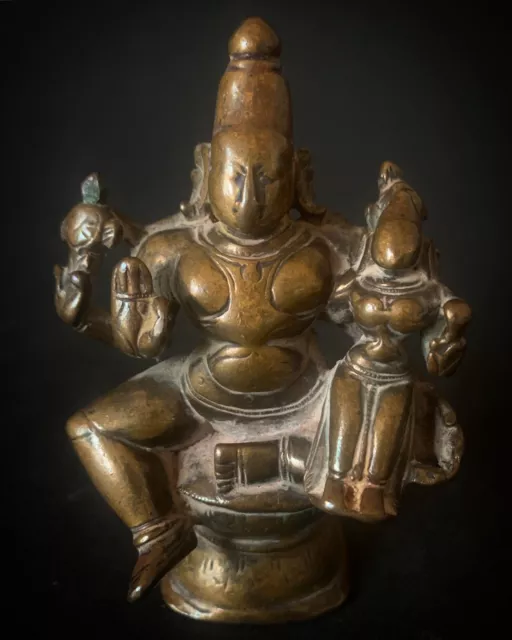 Indien Antique Indian Hindu Bronze Asia Buddha  Nepal Krishna Shiva Ganesha E99