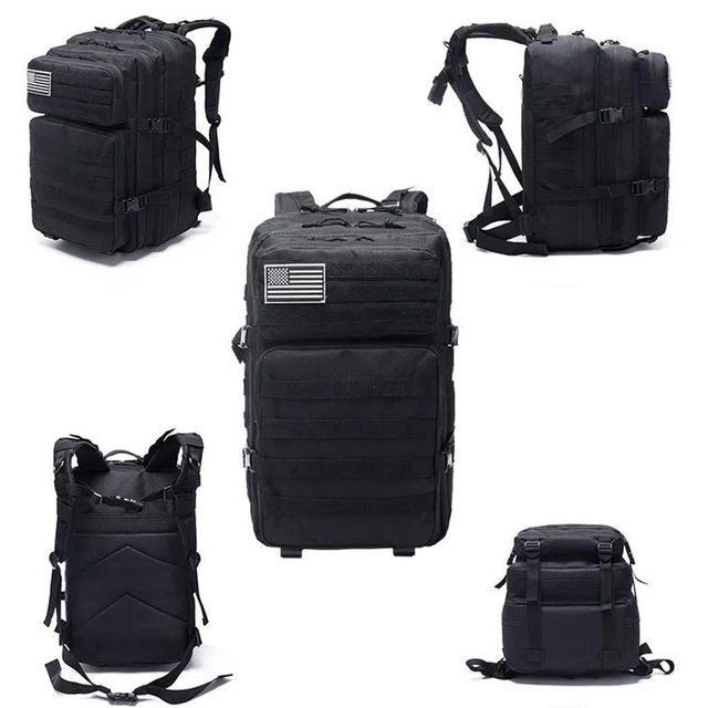 MILITARY TACTICAL BACKPACK, 50L Large Capacity Rucksacks 3 Day Army