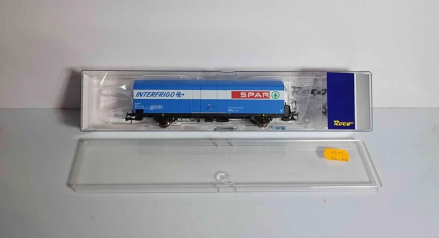 Wagon Interfrigo FS SPAR EP V Roco 67570 - Train HO 1/87 - État Comme Neuf