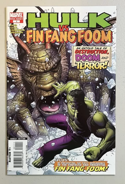 Hulk vs. Fin Fang Foom #1 Marvel 2008