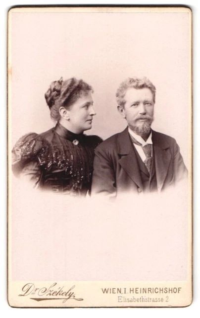 Fotografie Dr. Szekely, Wien, Elisabethstr. 2, Portrait Frau Reisch und Ihr Man