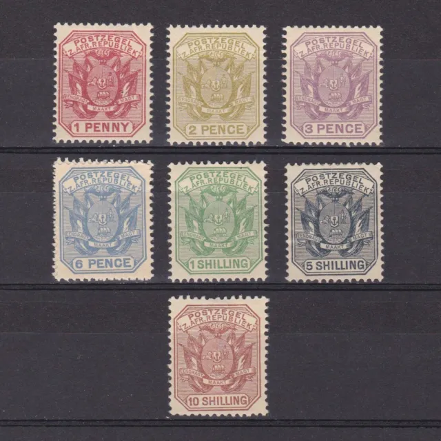 TRANSVAAL SOUTH AFRICA 1895, SG# 206-212a, CV £70, MH
