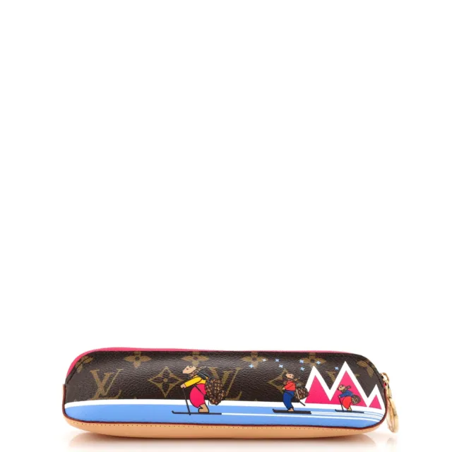 New Louis Vuitton Elizabeth Pencil Pouch By The Pool 2023 Pink GI0918