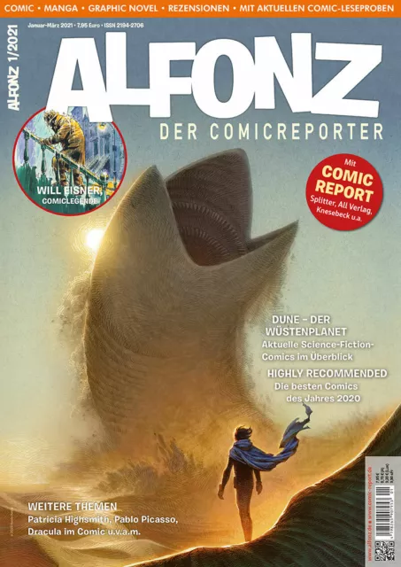 ALFONZ - Der Comicreporter Ausgabe Nr. 1/2021 (Januar bis März 2021) TOP NEU