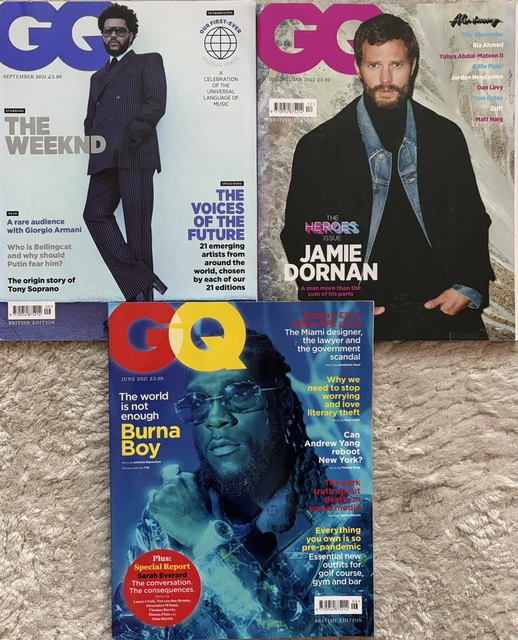 GQ MAGAZINE 2021 Bundle Of 3 £4.59 - PicClick UK