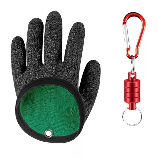 Ergonomic Design Fishing Gloves with Magnet Release Comfortable and Durable