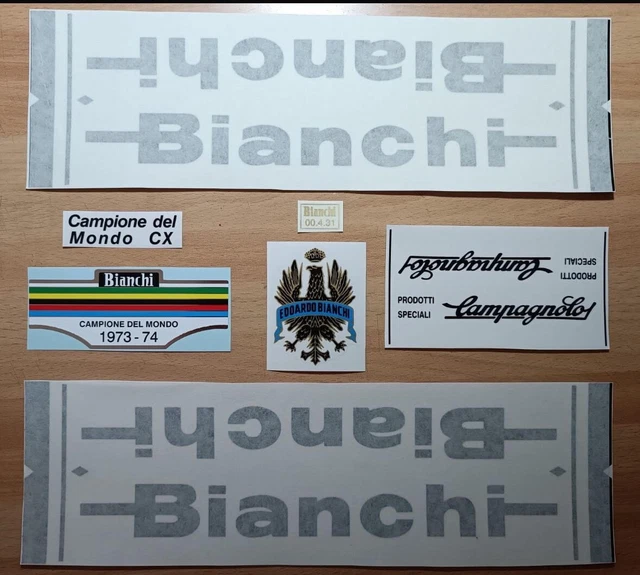 Autocollants Cadre Vélo MOSER Campione Del Mondo '78 - Décalcomanies Neuves Sous Pochette