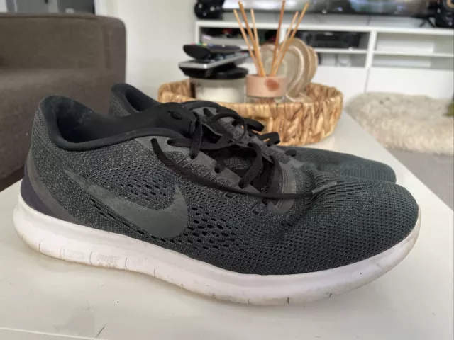 SCARPE DA CORSA Nike Free Run Da Uomo Grigie Taglia Uk 9 Eur 44
