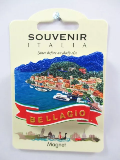 Bellagio Magnet Italien Poly Souvenir Italy Comer See Lombardei (i3404)