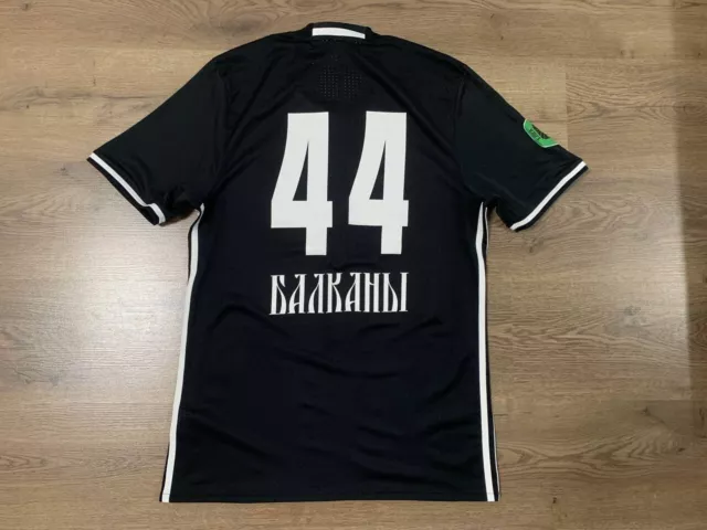 Fc Balkany Zorya Ukraine Match Worn Football Shirt Jersey Size L Adidas #44
