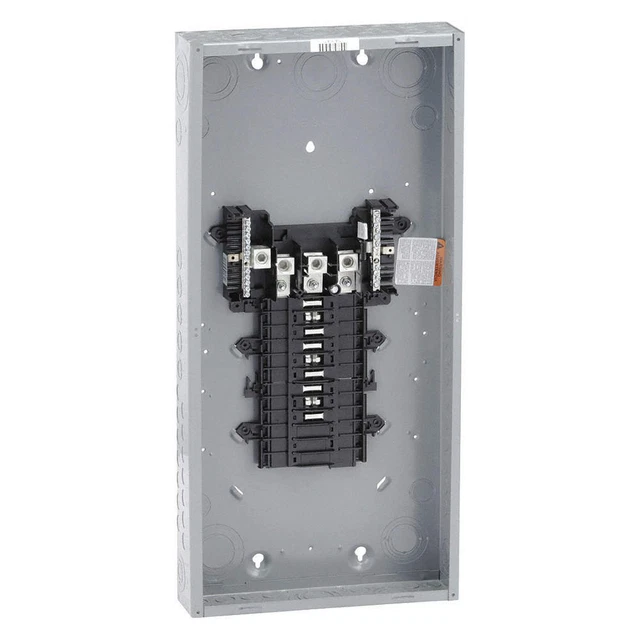 SQUARE D QO318L200G Load Center,200A,Lug,3 Phase,18 Spaces