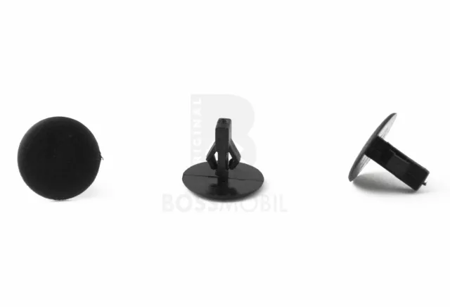 Bossmobil Engine Hood Bumper Splash Shield Trim Fastener 14X10X4X2 mm